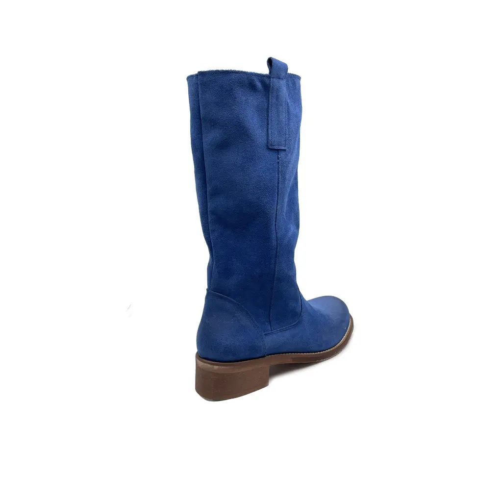 Vj Stivale camoscio blu esterno interno piede.webp
