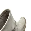 Vyjou stivaletto nabuk taupe laccetto liscio laterale.webp