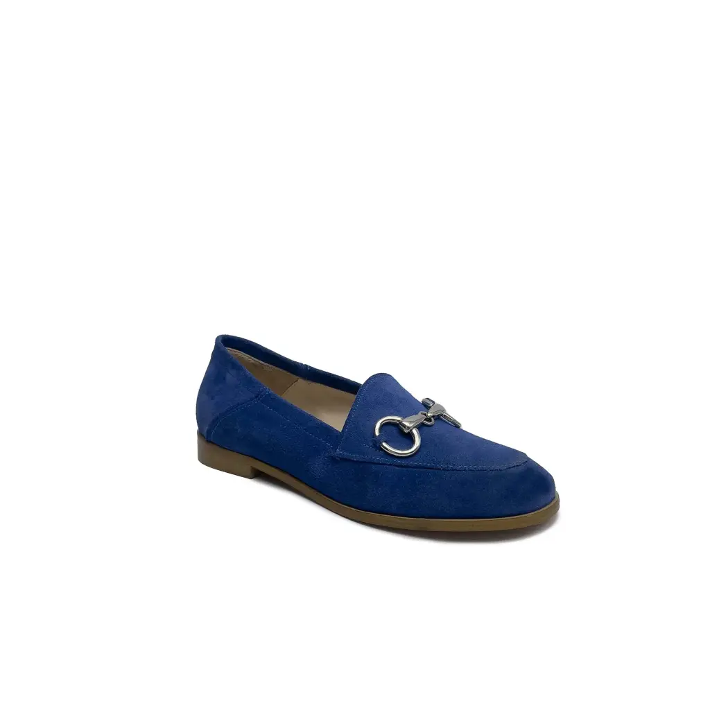 ART.176 Blue suede loafer