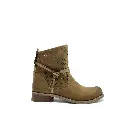 St-Z1c Stivaletto donna in nabuk cuoio forato al gambale