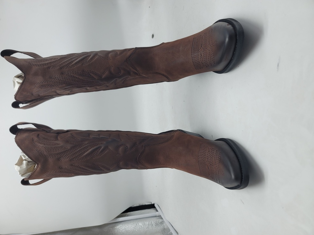 ART.283 Boots Dark brown leather Made in Italy