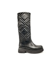 ART.44 Boots Black leather Made in Italy