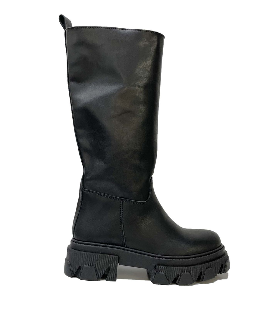 ART.42 Boots Black leather Made in Italy