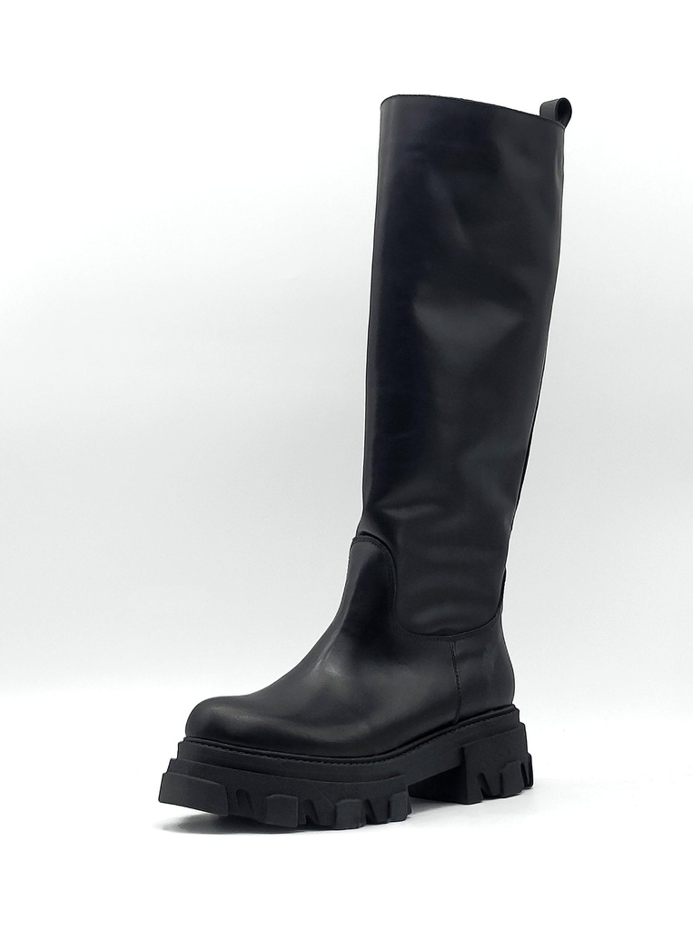 ART.41 Boots Black leather Made in Italy