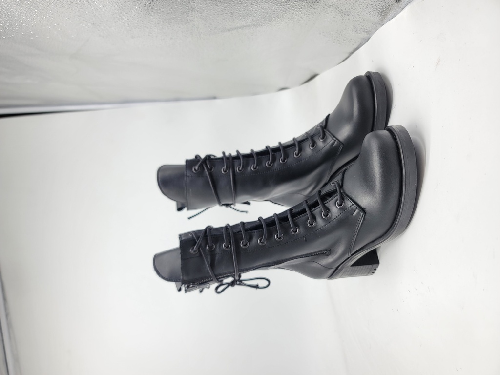 ART.288 Boots Black leather Made in Italy