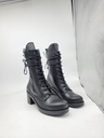ART.288 Stivali in pelle nera Made in Italy