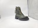 ART.287 Stivali in pelle verde Made in Italy