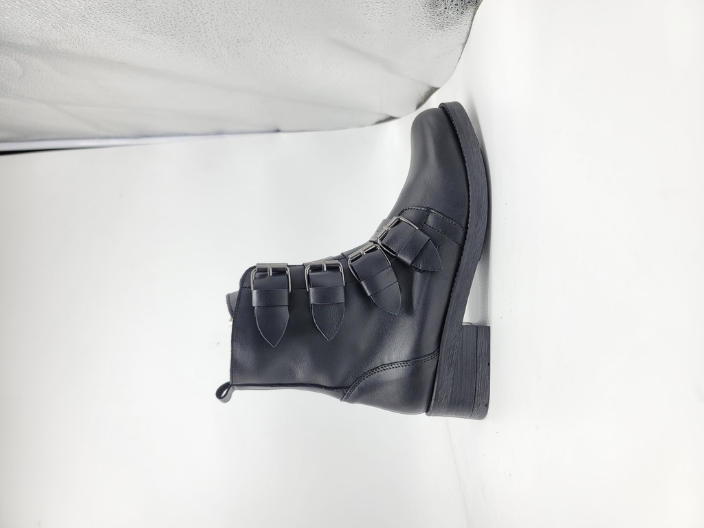 ART.286 Boots Black leather Made in Italy