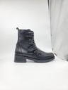 ART.286 Boots Black leather Made in Italy