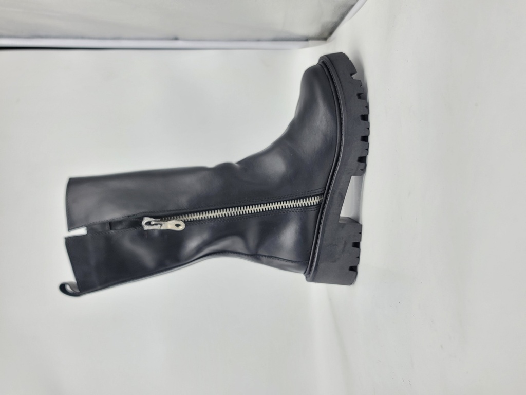 ART.285 Boots Black leather Made in Italy