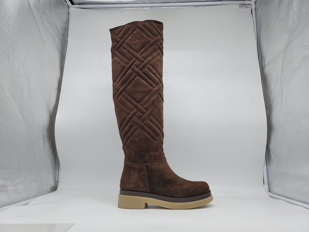 ART.44 Boots Dark brown leather Made in Italy