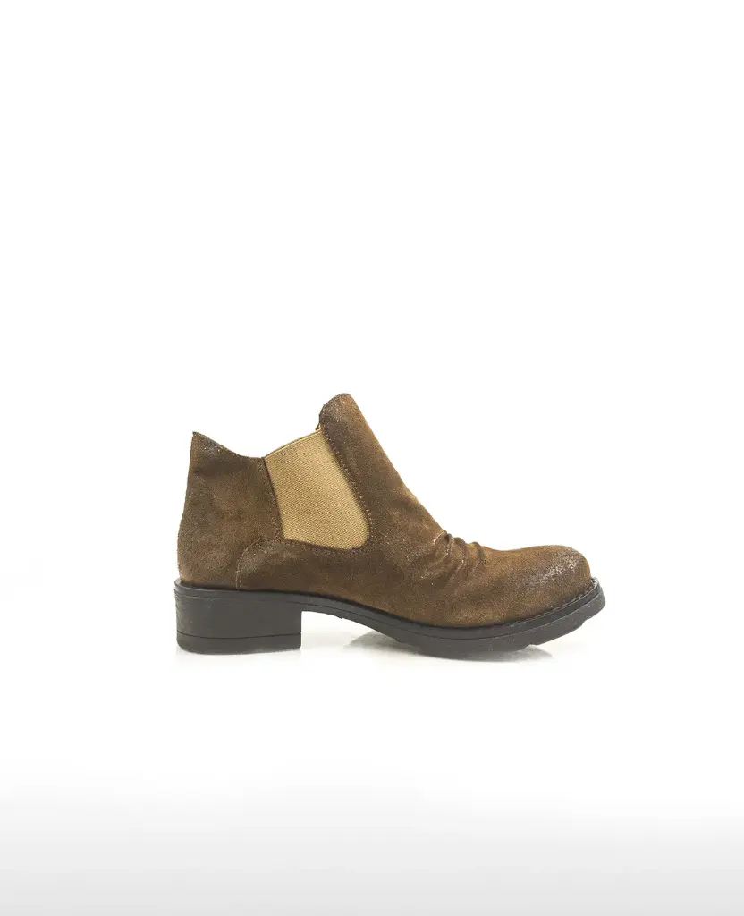 ART.145-W Chelsea Boots Tan leather Made in Italy