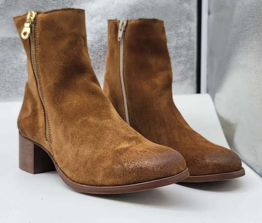ART.239 Boots Tan leather Made in Italy