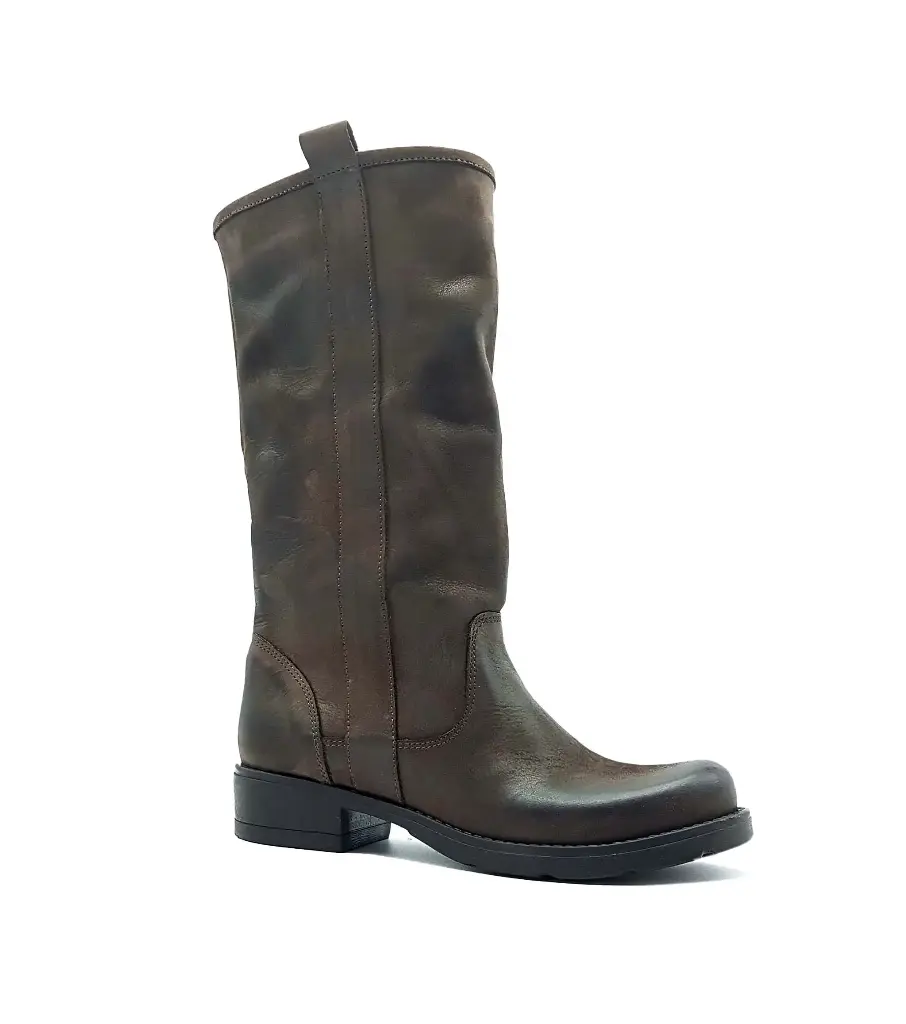 ART.34 Stivali invernali marroni Made in Italy