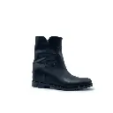 ART.267 Women's Boot in Black leather Made in Italy