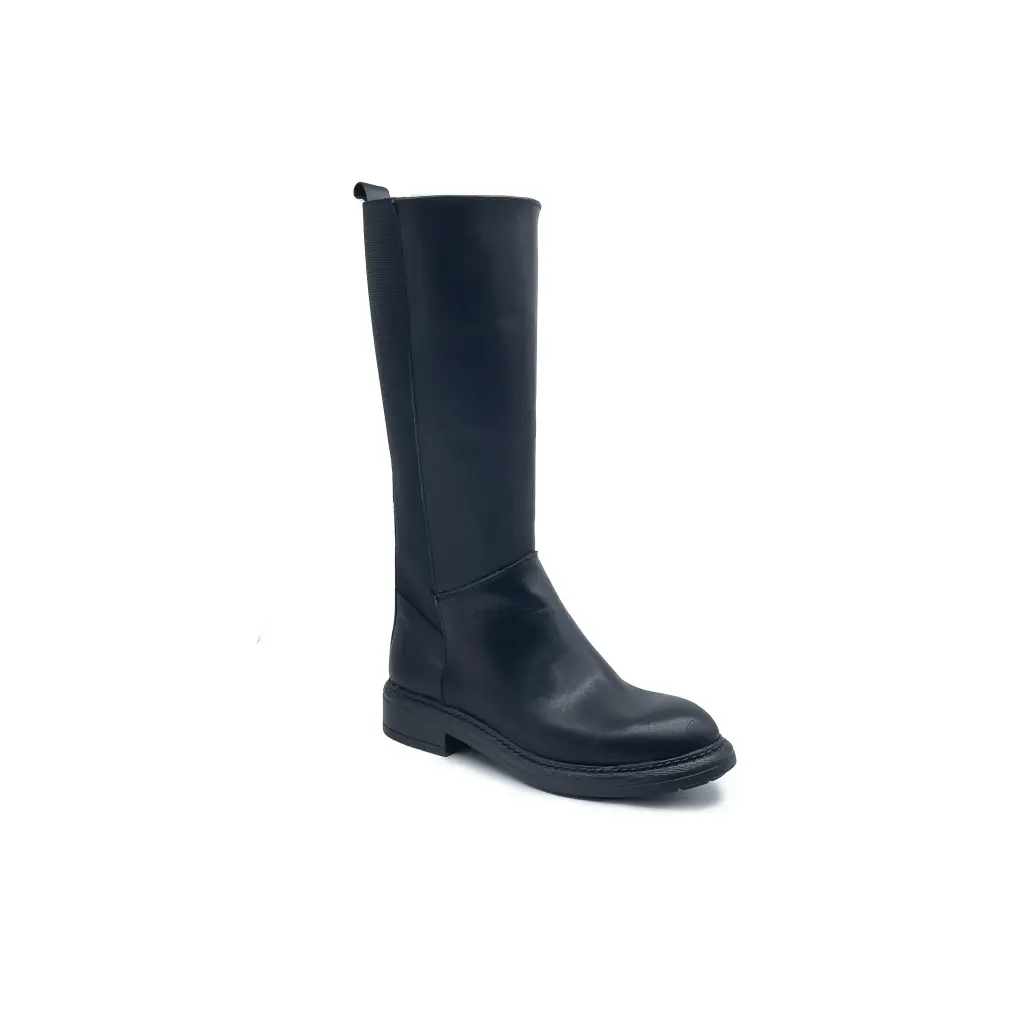 ART.264 Women's Boot in Black leather Made in Italy