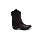 ART.261 Stivale donna in pelle marrone Made in Italy