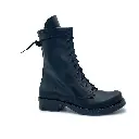 ART.255 Women's Boot in Black leather Made in Italy