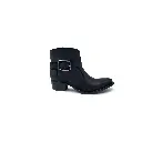 ART.248 Stivale donna in pelle nera Made in Italy