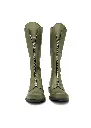 ART.51 Women's Boot in Green leather Made in Italy