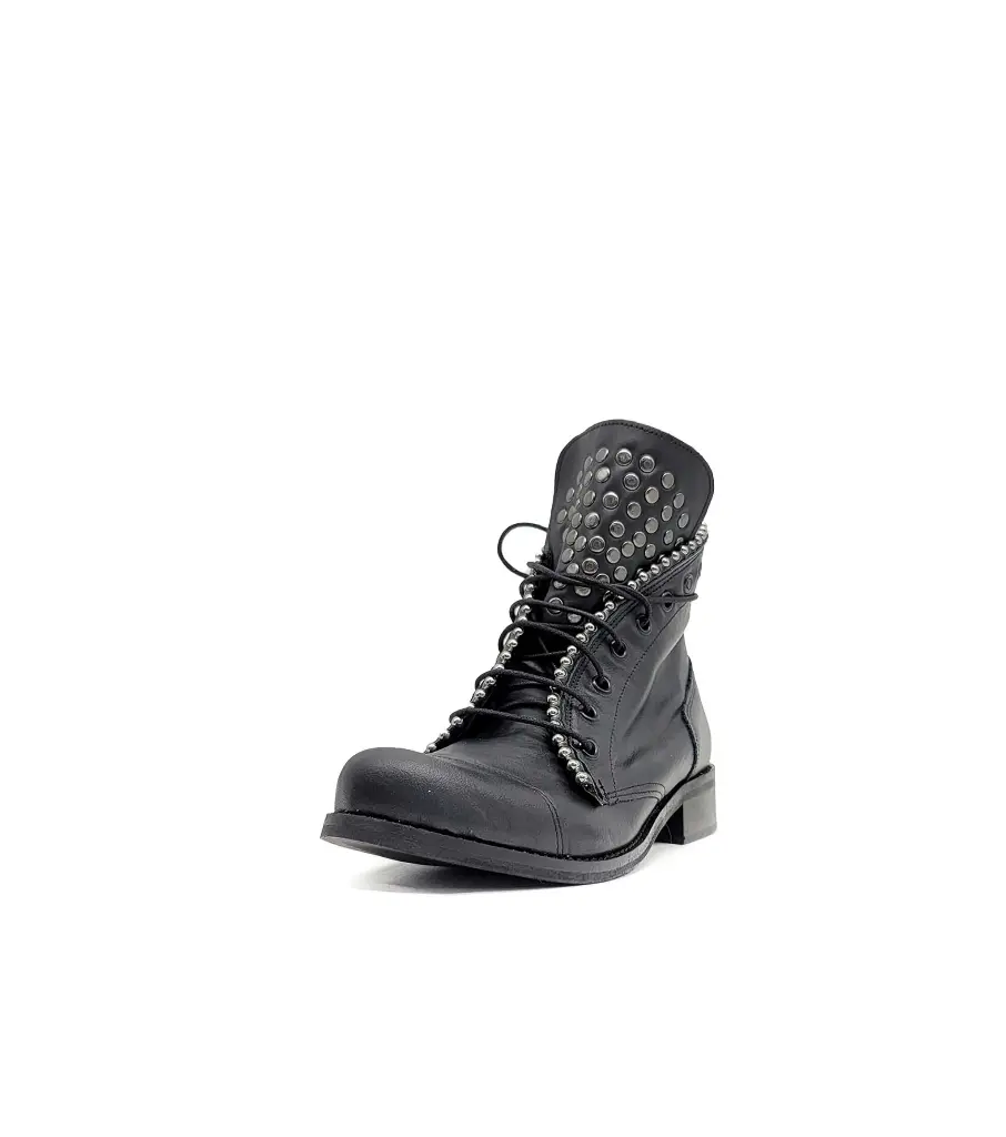 ART.63 Black Leather Made in Italy