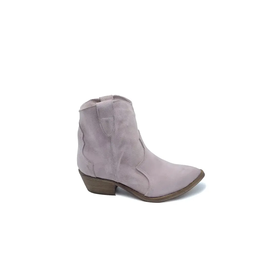 ART.122 Texan-Style Ankle Boots Made in Italy