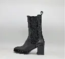 ART.70 Beatles in pelle nera Made in Italy