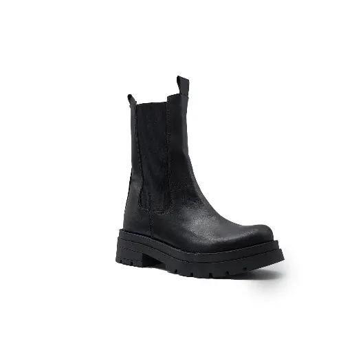 ART.232 Beatles Black leather Made in Italy