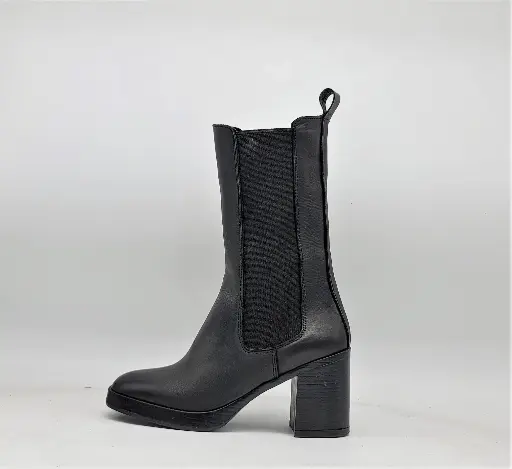 ART.70 Chelsea Boots Black leather Made in Italy