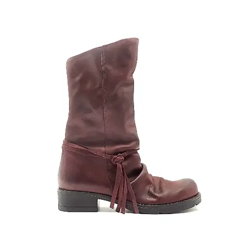 ART.144W Stivali invernali bordeaux Made in Italy