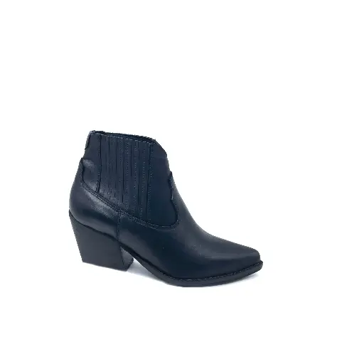 ART.265 Stivale donna in pelle nera Made in Italy