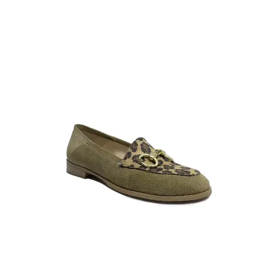 ART.176 Camel suede loafer