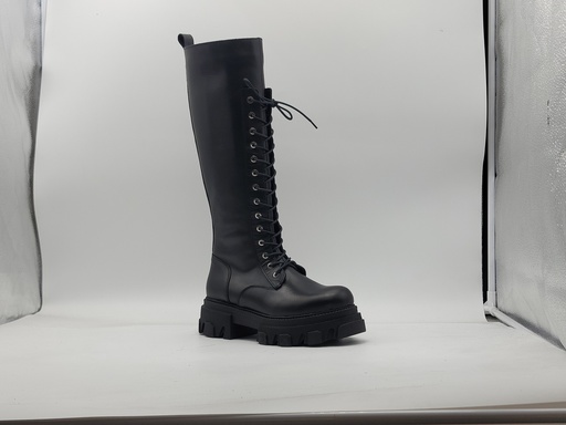 ART.45 Boots Black leather Made in Italy