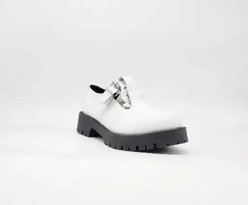 [138WHITE] ART.138 Moccasin, Slipper, Blucher, Slip-On White leather Made in Italy