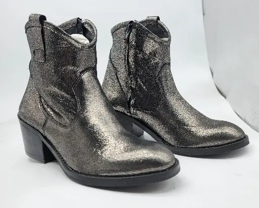 ART.122 Laminated Glitter Black Made in Italy